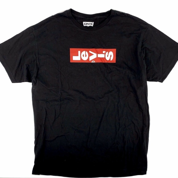 Levi's Other - NEW Levis  Black Red Chest Logo Cotton T-Shirt